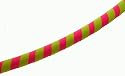 Medium (40") weighted (650g) Fluorescent Pink & Yellow exercise & dance Hoola Hula Hoop