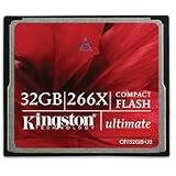 Kingston 32 GB 266x Ultimate 2 Compact Flash Card CF/32GB-U2
