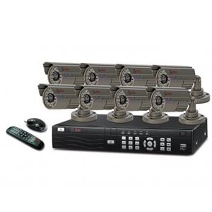 Best Price Q-See QS408-803-5 Precision Recording Security System with 8 Indoor/Outdoor CCD Cameras and Pre-Installed 500GB Hard Drive