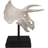 Triceratops sculpture Dinosaur Skull Fossil Statue New