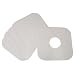 100 12" LP / Album White Paper Vinyl Record Sleeves / Protectors - Heavy 20# Weight Paper With Hole For Viewing Label - Made In USA