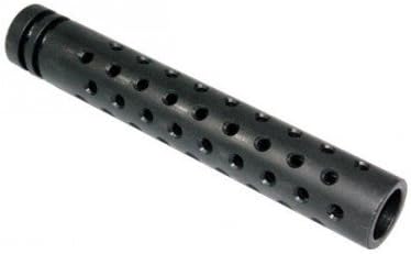 5.56 .223 Muzzle Brake Compensator with Holes Straight 5.5" 1/2"x28 Threads Made in USA By Veriforce Tactical