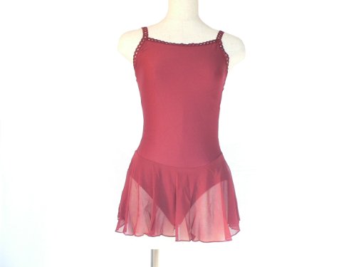 バレエ　レオタード　WEAR MOI OLGA(オルガ) Maroon（マルーン/あずき色）S（日本のM相当）