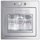 Smeg Piano Design FU675 24 Single Electric Wall Oven with 2.13 cu. ft. Multifunction... by