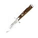 Queen Swing Guard Curley Zebra Knife With One D2 Steel Blade 4.50 Inch Closed Length