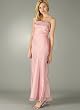 Metallic Shimmer Bias-Cut Formal for Bridesmaid Formal Prom