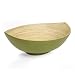 Bamboo and Lacquer Green, Oval Bowl-Oval 