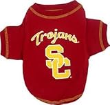 NCAA University of Southern California Pet T-Shirt, Small