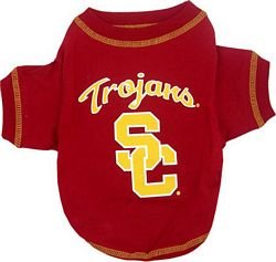 NCAA University of Southern California Pet T-Shirt, X-Small