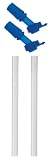 CamelBak Kids Bottle Accessory 2 Bite Valves/2 Straws (Blue)