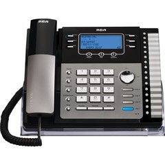 RCA ViSys 25424RE1 4-Line Expandable System Phone with Call Waiting/Caller ID