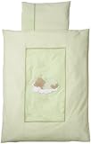 Easy Baby 410-84 Bettw&auml;sche 100/135 cm Sleeping Bear gr&uuml;n