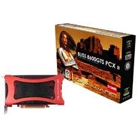 Gainward BLISS 8600GTS PCX TV Dual DVI - Graphics adapter - GF 8600 GTS - PCI Express x16 - 512 MB DDR3 - DVI ( HDCP ) - HDTV out