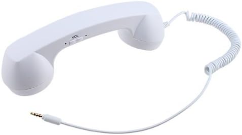 Retro Classic Telephone Handset (White) For HTC Android EVO Blackberry Samsung Galaxy S Droid