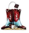 Pack of 6 Cowboy Boots Large Die Cut Gift Bags