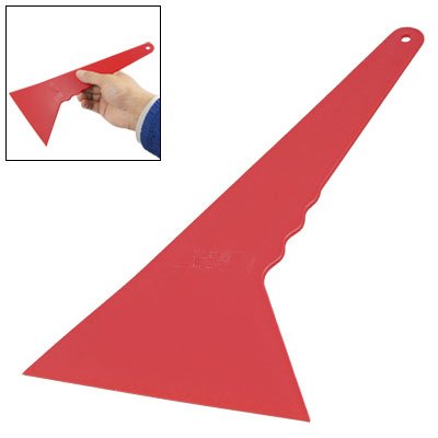 Amico Watermelon Red Plastic Scraper Window Cleaner for Car