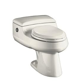 KOHLER San Raphael Comfort Height Elongated One-Piece Toilet with Twin Touch Actuator and French... by KOHLER