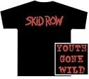 SKID ROW - Logo - Black T-shirt