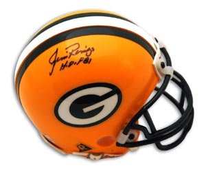 Jim Ringo Signed Packers Mini Helmet - HOF 81