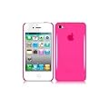 Pink Slim Crystal Back Case Cover for iPhone 4S / iPhone 4 4G HD Keep Talking iPhone 4 Cases and Covers
