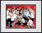 Phoenix Mercury 2007 Champs / Celebration WNBA Final Double Matted 8 x 10 Photograph in Black Anodized Aluminum Frame