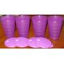 Tupperware Impressions 16 oz Tumbler Set of 4