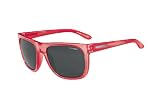 Arnette Fire Drill Italian Sunglasses AN4143, Transparent Red w/ Grey Lens