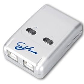 USB 2.0 Two 2 Port Auto Sharing Switch Scanner Printer
