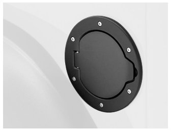 Bestop 43101-01 Black Fuel Door