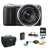 Sony Alpha NEX-C3K/B NEX-C3 16 MP Compact Interchangeable Lens Digital Came ....