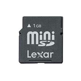 1 gb 1 gb mini-sd card, 2mb/sec. datentransfer