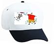 White Cap with man, body, individuals, individual, humans, playing, person, dog, toy, human, persons, people