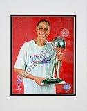 Diana Taurasi with 2007 WNBA Championship Trophy Double Matted 8 x 10 Photograph (Unframed)