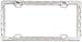 TWISTED METAL LICENSE PLATE COVER CHROME