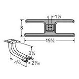 Music City Metals 20602-73502 Cast Iron Burner Replacement for Select Gas Grill Models by Arkla, Charmglow and Others