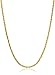 Amazon Collection Sterling Silver 1.2mm Sparkle Chain Necklace
