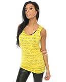 Luxirie by LRG - Luxirie by LRG The Cruisin' The Galleria Tank in Buttercup,Tops (Sleeveless) for Women