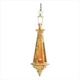 Amber Teardrop Lantern Set of 2