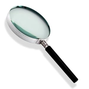 Powerful 4X Magnifier Glass - Large 4