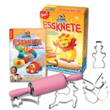 Eigenschaften 123 Nährmittel GmbH  / Essknete Weihnachts-Set für Mädchen zum Spezialpreis inklusive Essknete, Ideenbuch, Weihnachts-Ausstechern und pinker Teigrolle