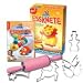 Spielwaren : Essknete Weihnachts-Set für Mädchen zum Spezialpreis inklusive Essknete, Ideenbuch, Weihnachts-Ausstechern und pinker Teigrolle