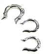 316L Surgical Stainless Steel Tribal Plug, 8g - Sold as a Pair
