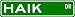 HAIK Street Sign ~ Personalized Family Lastname Sign ~ Gameroom, Basement, Garage Sign Novelty** ALUMINUM