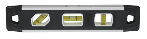Johnson Level and Tool 1401-0900 9-Inch Magnetic Aluminum Reinforced Torpedo Level