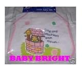 EASY FASTENER LONG SLEEVE WATERPROOF + TERRY COTTON BABY BIB DING DONG