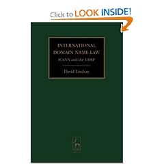 International Domain Name Law: Icann and the Udrp