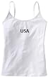 USA - Country Series - White Women's / Girls Camisole (Girlie / Babydoll)