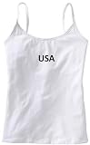 USA - Country Series - White Women's / Girls Camisole (Girlie / Babydoll)