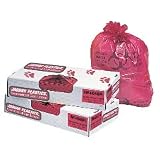 15 Gallon Biohazard Waste Bags, 1.3 Mil, 250 Bags per Case (JAGIW2432R)
