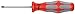 Wera 05117680001 Kraftform Plus 368 Square Socket Screwdriver, #00 Head, 2 3/8